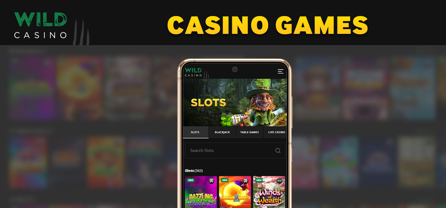 Wild casino app available casino games